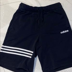 Black Adidas sweat shorts